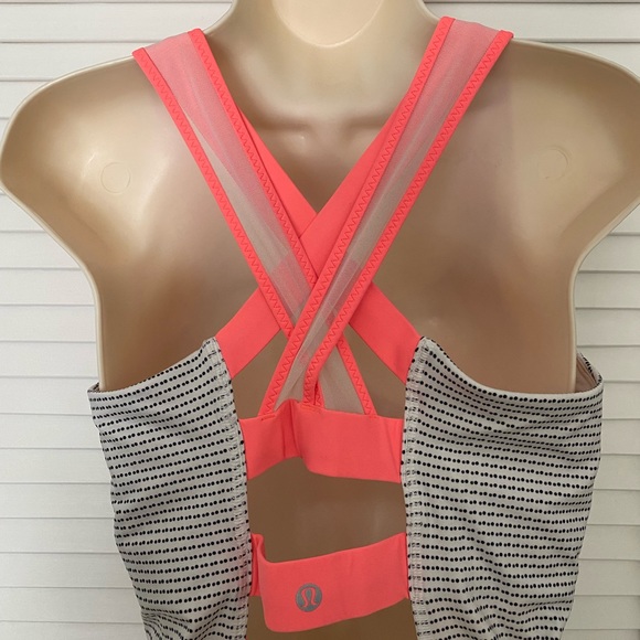 Lululemon Top with Built-in Bra, Size 10 - Picture 6 of 12
